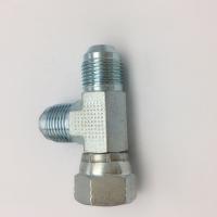 Hembra de JIC adaptador hidráulico de la camiseta del cono de 74 grados