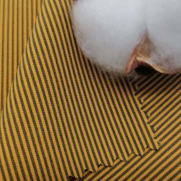 Dry Fit Uv Proof Stripe 4 Way Stretch Woven Fabric 90% Polyester 8% Spandex 150gsm