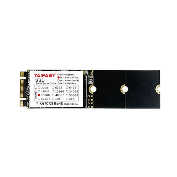 80*22MM M2 Sata 256gb NGFF SSD Silicon Motion ROHS FCC