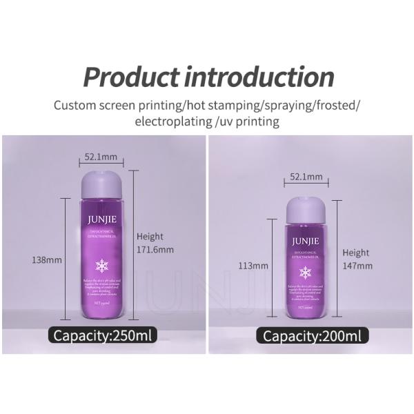 Lujo personalizado 250ml 230ml 200ml 4oz Crema para el cuidado de la piel vacía Conjunto de plástico Cosmética bomba de spray Sero Toner Botella para loción