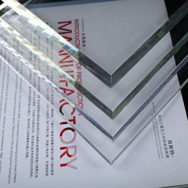 50 mm 150 mm Extra épaisseur PMMA Transparent feuilles acryliques résistantes à l'usure