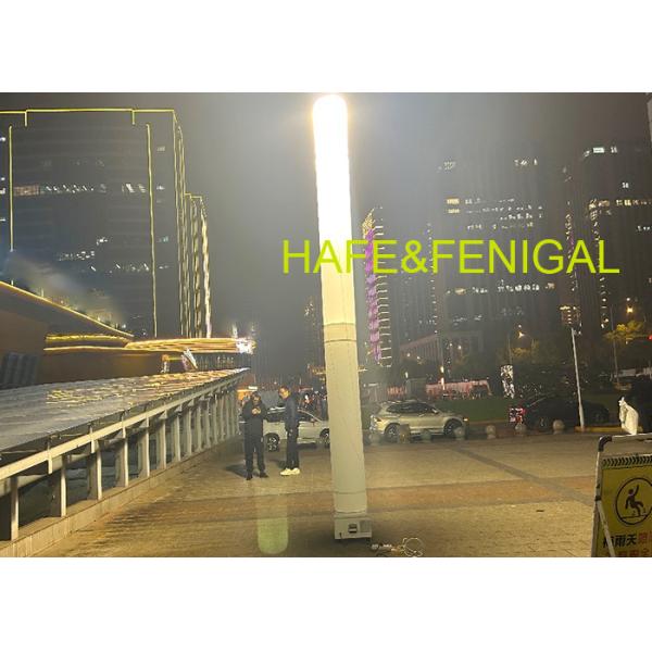 4m Height Inflatable Light Tower With Metal Halide Lamp MH 1000W For Worksite Lighting