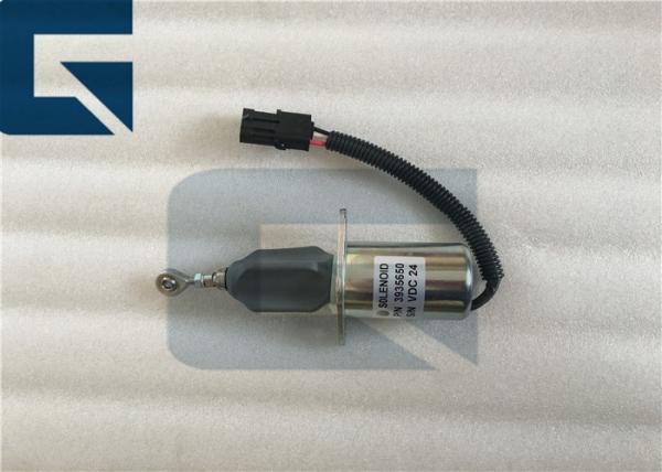 3935650 peças de motor 24V da máquina escavadora cortaram o solenoide/solenoide da parada programada para Cummins 6CT