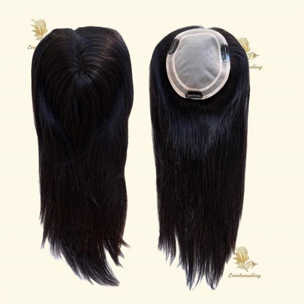 Muti-Color Natural Human Hair Toppers with US Currency within Natural Color