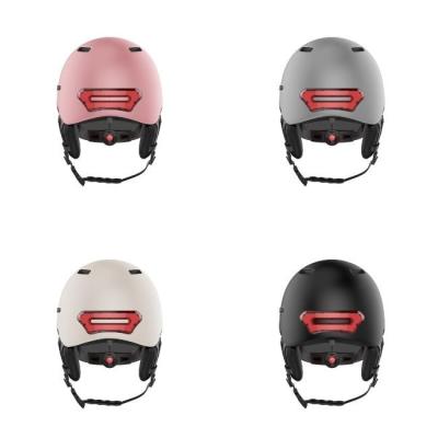 capacete de ciclagem esperto incorporado da câmera 1080P com luz do diodo emissor de luz 220lm