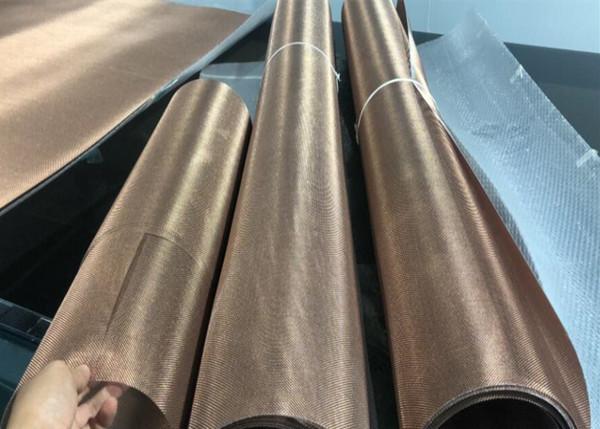 UV Stable SGP Metal Mesh Laminated Glass For Exterior Decoration