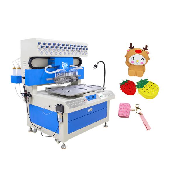 24 Colors PVC Dispensing Machine Silicone Phone Case Making Machine for Coin Purse