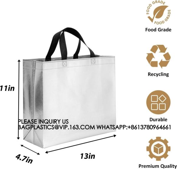 Colorful Gift Bags With Tissues – 9PCS Reusable Gift Bags Medium Size - Perfect As Goodie Bags, Birthday Gift Bag