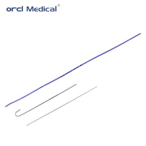Bougie d'intubation endotrachéale jetable de qualité médicale à usage en gros, de type solide/creux, avec marquages de profondeur