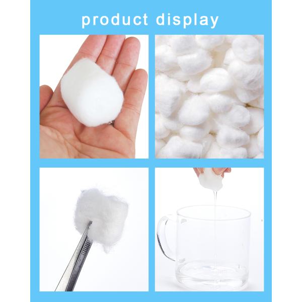Class I 0.4g 0.2g Medical Cotton Ball  With Bulk Packing or Blister Pack