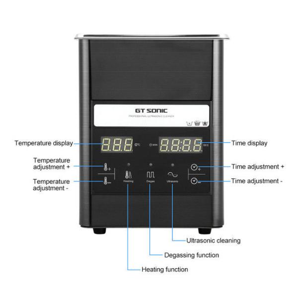 щипчиков стекел цифрового дисплея 40kHz Sonicator уборщик профессиональных ультразвуковой