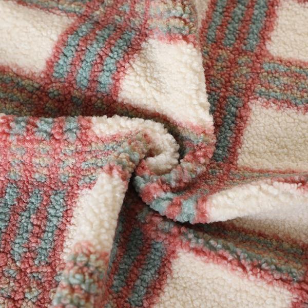 188F Single Side Brown Sherpa Fabric 100% Polyester For Pillowslip Home Textile Pullover
