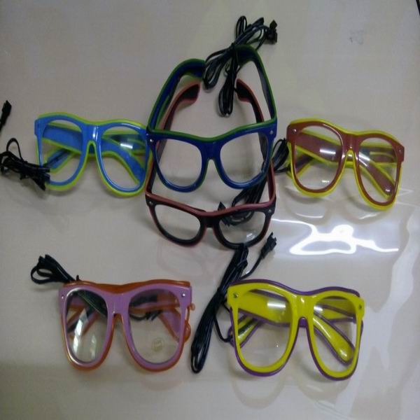high quality el glasses/el wire glasses/el wire sunglasses for party events