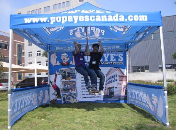 Custom Logo Printed Outdoor Canopy Tent Aluminum Outdoor Shelters 10x10