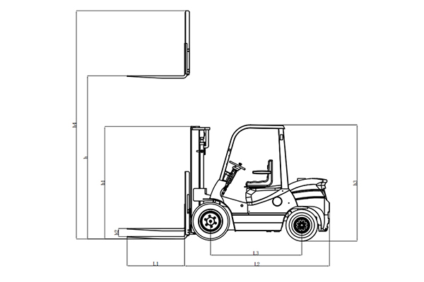 T Series Electric Forklift 2-4 Tonne CPCD20 CPCD25 CPCD30 CPCD35 CPCD40