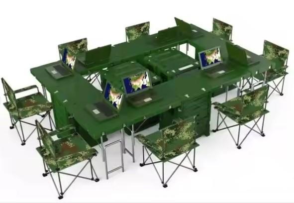 Easy Moving PE Military Carrier Double Financial Desk Military Case Dustproof