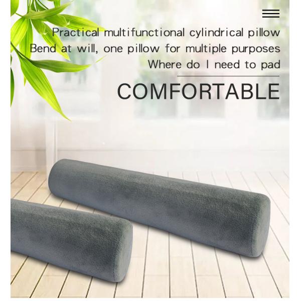 Flexible Travel Neck Roll Pillow with Memory Foam Filling and Customized Color Option