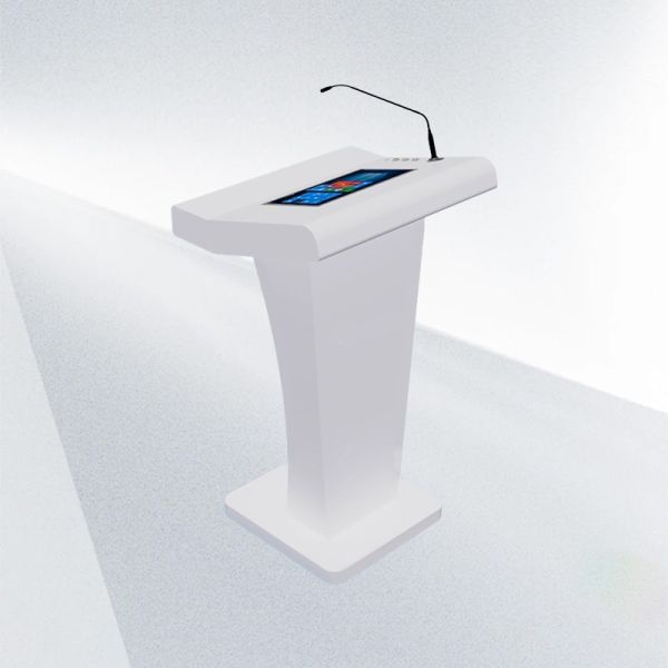 Qtenboard Digital Podium with All-in-One AV System Touch Screen Control and Easy