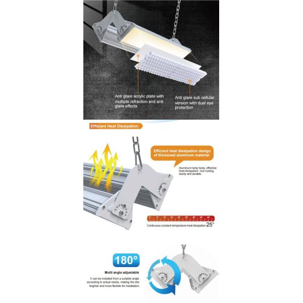 Свет 75W/100W/150W/200W/300W IP65 залива СИД анти- слепимости высокий водоустойчивый для стадиона и гаража