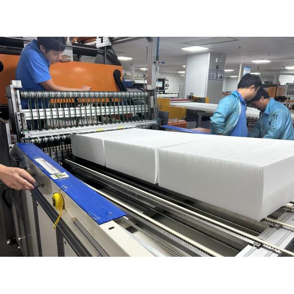 HEPA элемент воздушный фильтр материал рулон PP плавильный выдутый стекловолокно 0,3um Микрон H13 H14 Для очистки воздуха