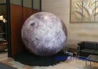 Décoration Publicité Modèle de lune gonflable 2,5 M avec lumière LED Grand ballon lunaire gonflable
