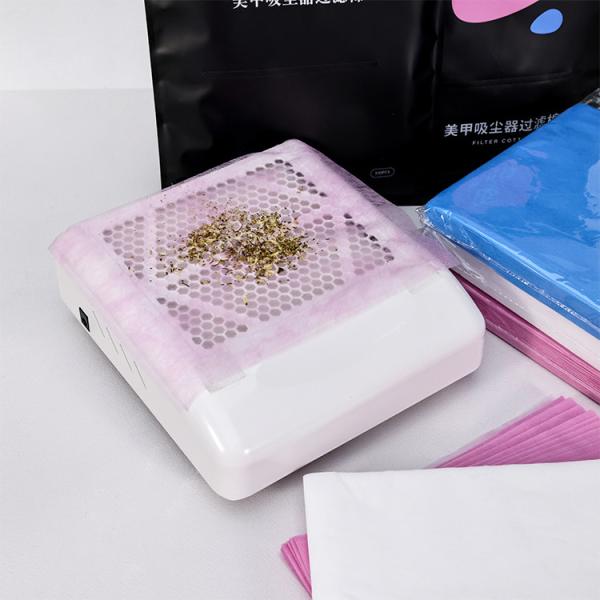 L'aspirateur à ongles rose bleu Filtre coton 100 pièces par sac Ou 200 pièces par sac