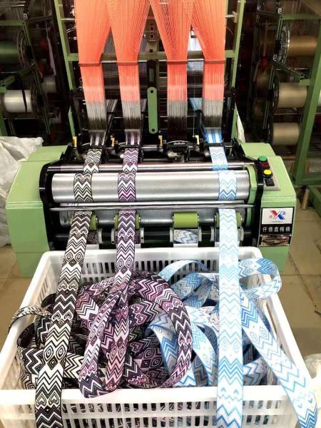 Métier à tisser jacquard sans navette pour élastique de sous-vêtements, ceinture, haute vitesse, 3 positions