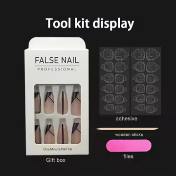 Short Medium Solid Color Press On Nails Almond False Nails OEM ODM