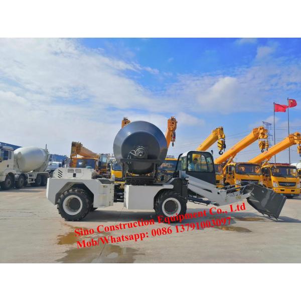 мобильная дизельная собственная личность 4x2 нагружая тележку конкретного смесителя 4m3