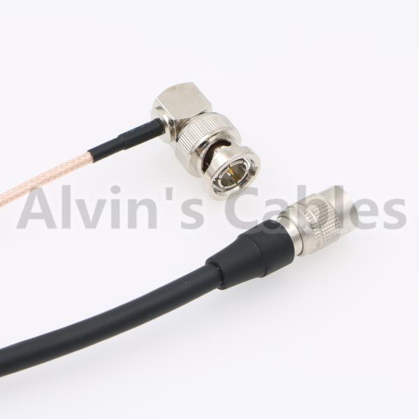2 Pin to Hirose 4 Pin Male BNC Cable for Teradek 55 Bond BMCC Camera