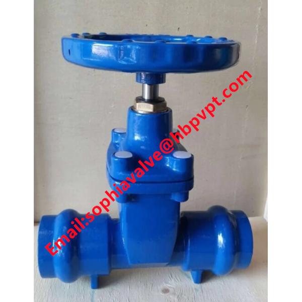 DN150 PN16 GGG50 Ductile iron socket gate valve