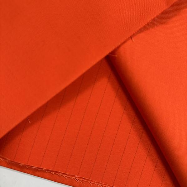 Vertical Stripes Anti Static Clothing Material 128X60 Medical Workwear Fabrics