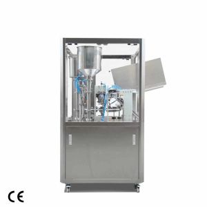 Plastic Tube Filling Machine with Eight or Ten Stations for Filling Sealing Coding and Tail Trimming of Cosmetic Tubes