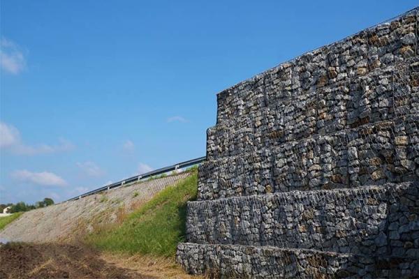 Cages galvanisées en gabion CE/ASTM pour lutte contre les inondations et protection contre l'érosion