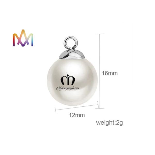 Кнопки жемчуга хвостовика круга SS304 качают шкентель шариков