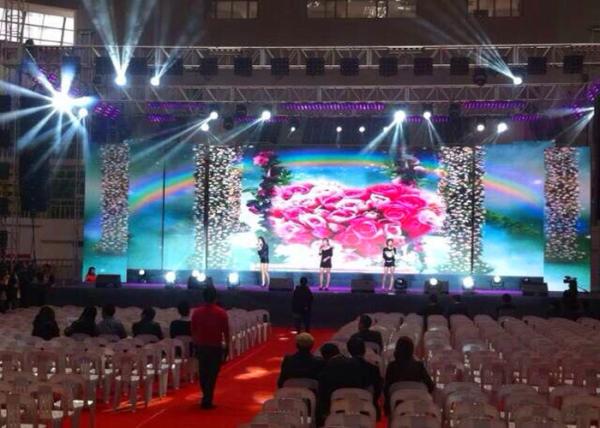 Dustproof Indoor Full Color LED Display , P3 LED Video Wall On Rent 120° Viewing Angle