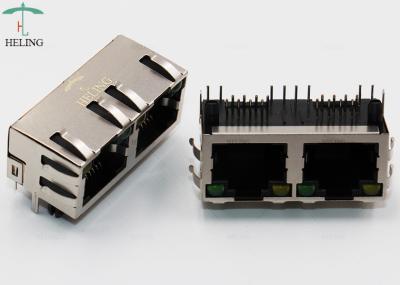 o porto 1x2 protegeu o ângulo direito MJ5688-B012-RSL2 do conector do RJ45 Jack 8p8c
