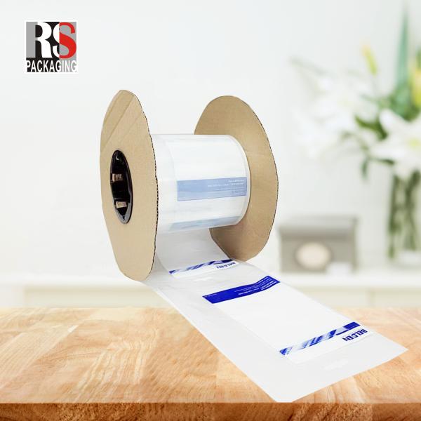 Plastic Pre Opened Poly Bags On A Roll Fan Folded Perforated Auto Bags