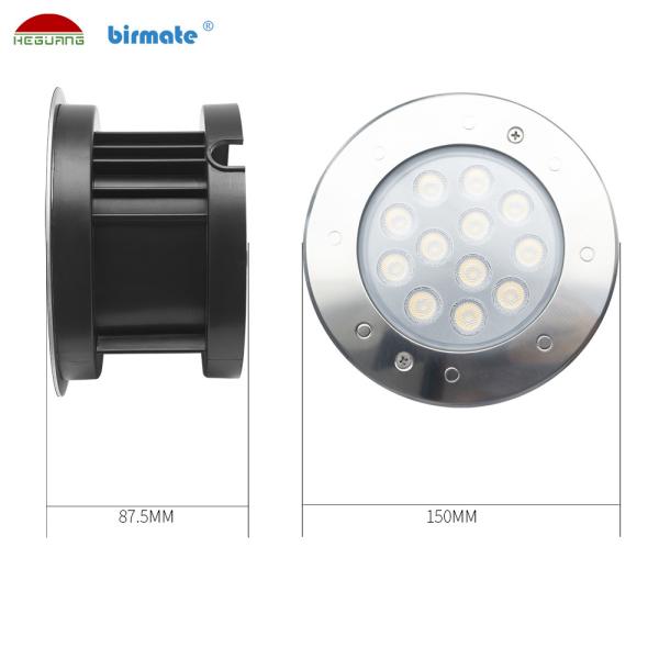 12 da piscina branca exterior impermeável da cor do watt IP68 luz subaquática 6500K