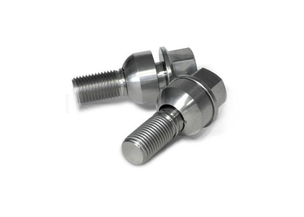 CNC Turning Titanium MTB Bolts BMX / MTB Motorcycle Conical Seat Hex Lug Bolt