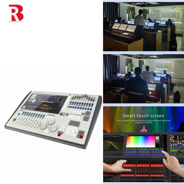 Sistema de controlo de iluminação de alto desempenho DMX512 TIGER TOUCH II
