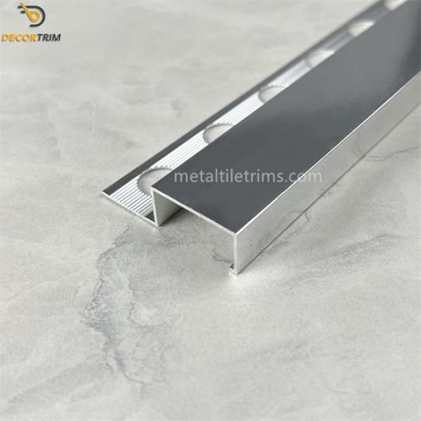 Stick On Tile Trim Porcelain Bullnose Tile Trim For Stairs Nosing Strips Steal Metal