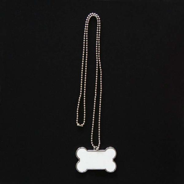 Custom Logo Blank Double Sided Sublimation Metal Pet Name ID Chain Dog Tags For Sublimation Printing