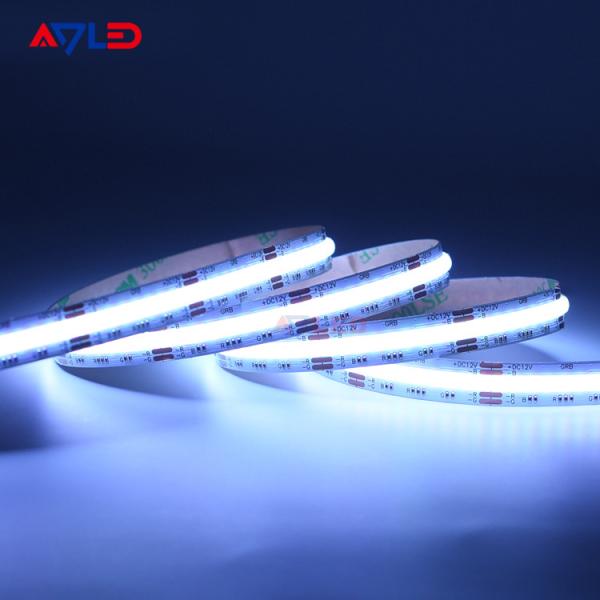 Tira flexível 10mm DC12V 15W do diodo emissor de luz da ESPIGA de IP67 IP68 RGB