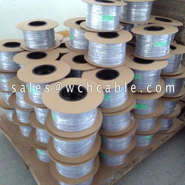 XLPE Flat Ribbon Cable UL21016 #28AWG 64Pins 0.90mm Pitch Tinned Stranded Copper Conductors
