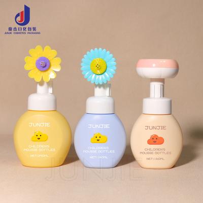 160ml Hand Wash Bottle Refillable Foaming Soap Dispenser Empty Custom Plastic Beauty Packaging