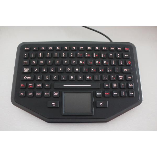 Tipo industrial do Desktop do teclado do silicone largo da temperatura para forças armadas