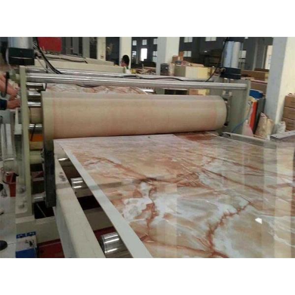 Exhaust PVC Artifical Marble Sheet Making Machine for Exhaust and Plastic Processed