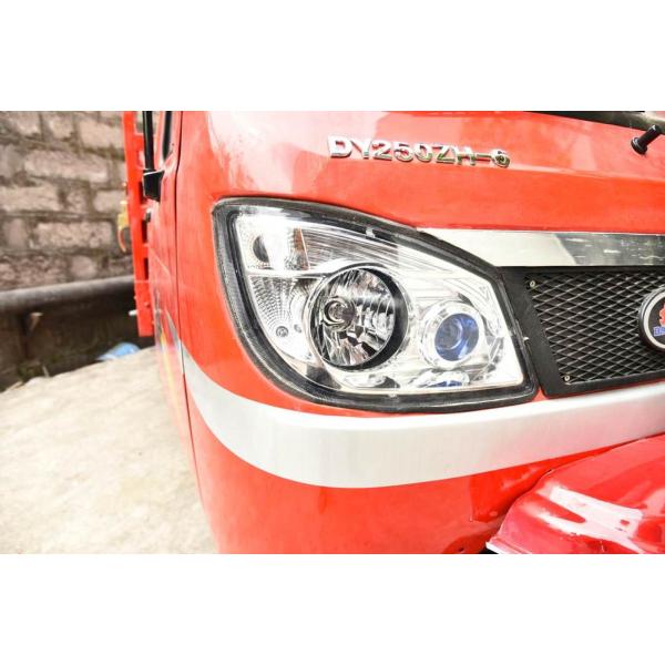 Front Drum and Rear Drum Brake System 150-300 cc Closed Cabin Street Legal Trike for Cargo