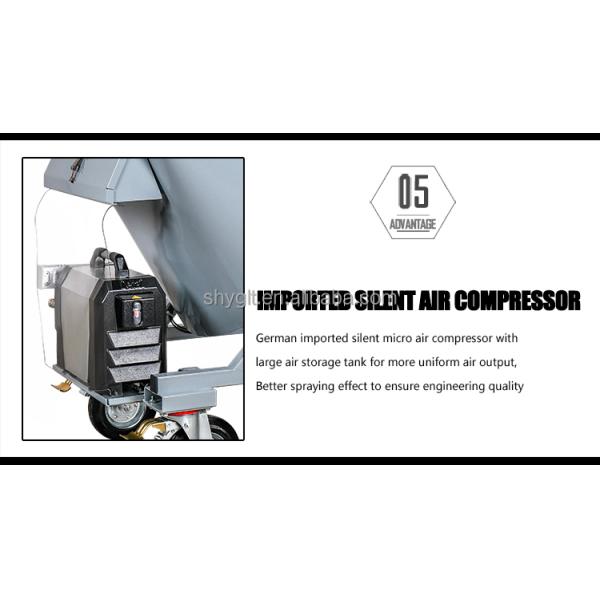 High Pressure Cement Mortar Spray Machine 35L/Min Flow Gypsum Wall Plaster Machine